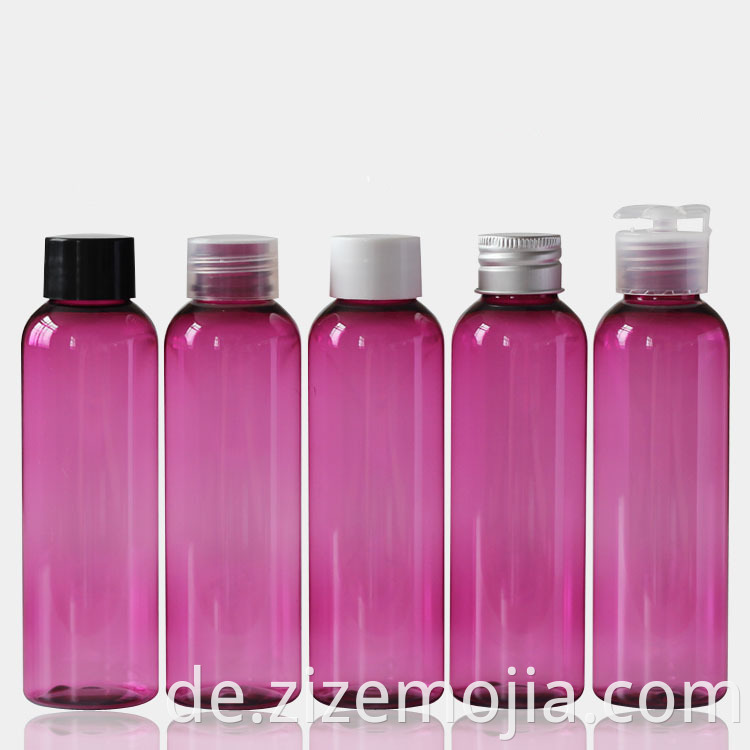 Reisekosmetik-Set Flasche Kunststoff-Aluminium-Kunststoff-Abdeckungslotion Toner-Flaschen-Essenzflasche lila braun buntes Kunststoff
